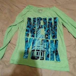 Justice long sleeve tee